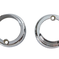 42-0218 - Chrome Bullet Marker Lamp Visor by V-Twin