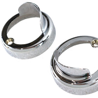 42-0218 - Chrome Bullet Marker Lamp Visor by V-Twin