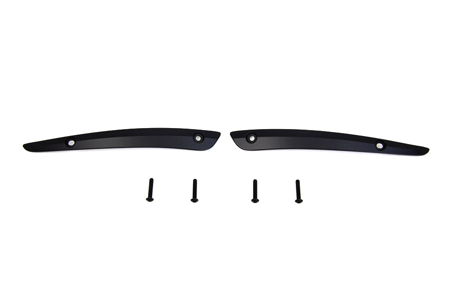 42-0235 - Black Split Windshield Trim Set by V-Twin