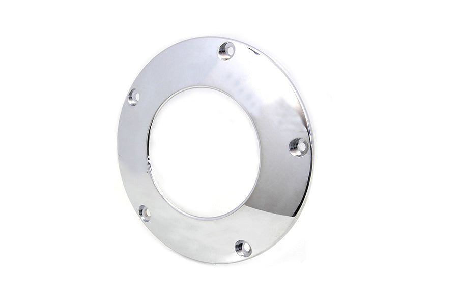 42-0240 - Chrome 5-Hole C-Thru Derby Cover by V-Twin