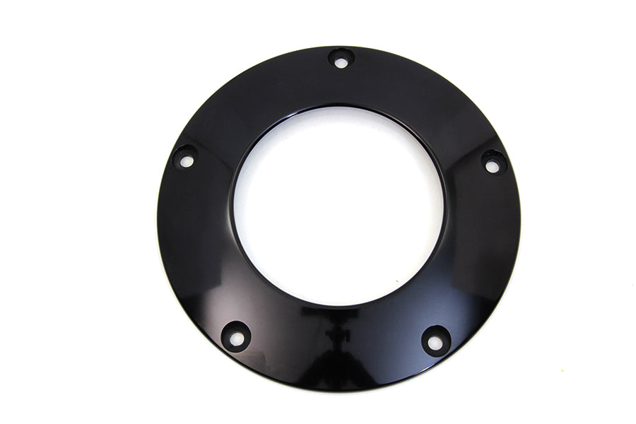 42-0241 - Black 5-Hole C-Thru Derby Cover by V-Twin