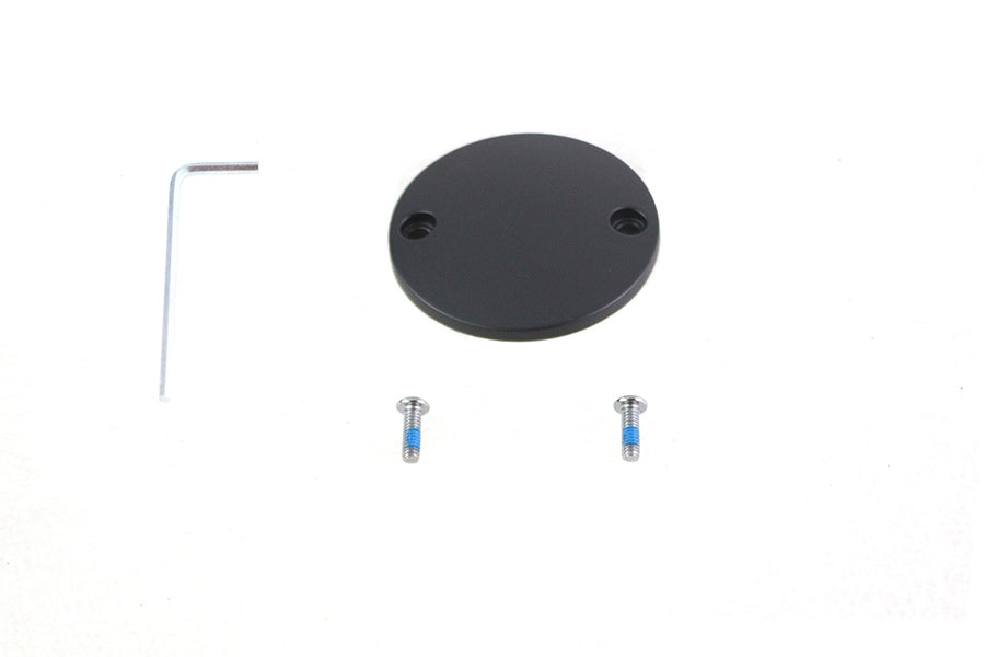 42-0244 - M8 Ignition System Cover Smooth Flat Black by V-Twin