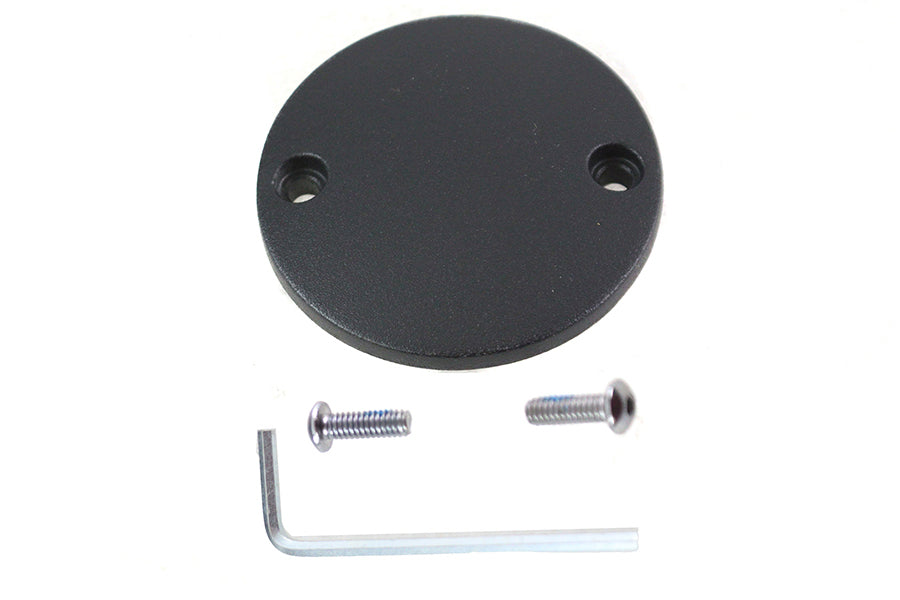 42-0246 - M8 Ignition System Cover Smooth Wrinkle Black by V-Twin