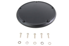 42-0249 - Matte Black 5 Hole Domed Derby Cover by V-Twin