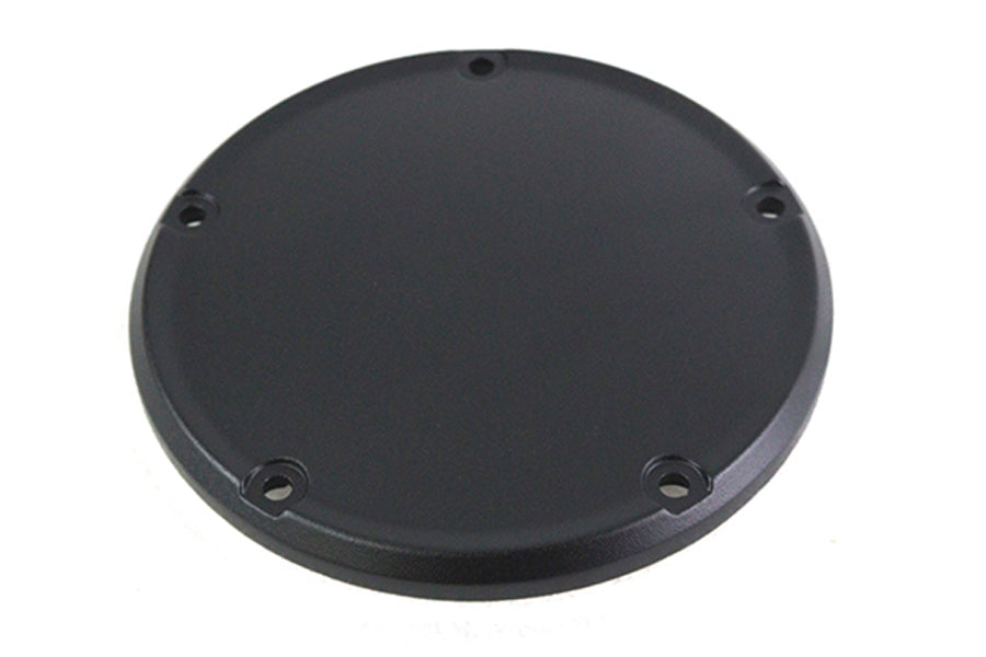 42-0254 - Wrinkle Black 5 Hole Domed Derby Cover by V-Twin