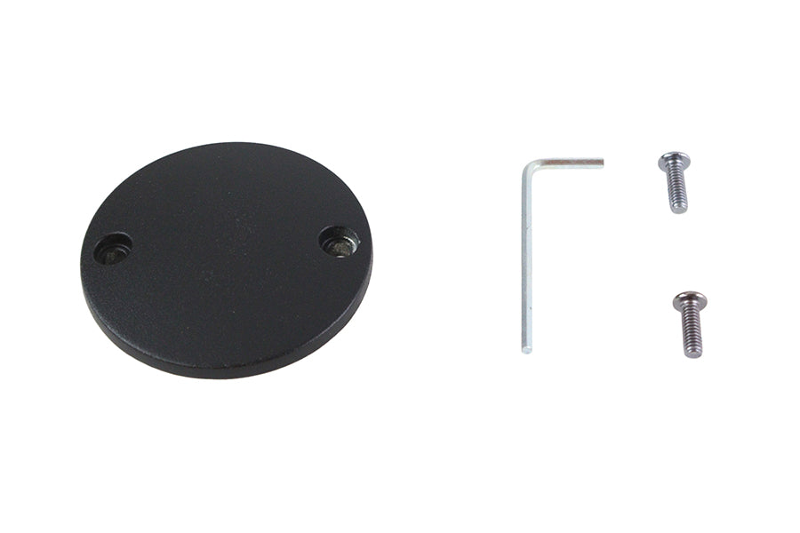 42-0259 - M8 Ignition System Cover Domed Wrinkle Black by V-Twin