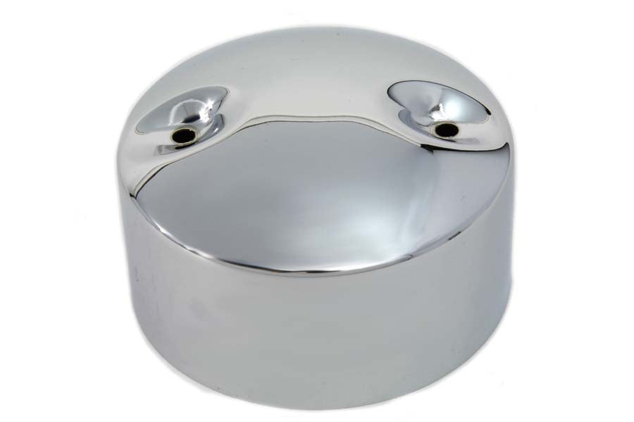 42-0411 - Chrome Generator 3-Brush End Cover by V-Twin