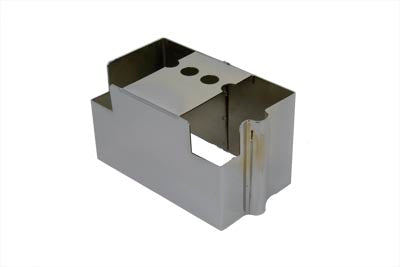 42-0427 - Battery Top Cover Chrome by V-Twin