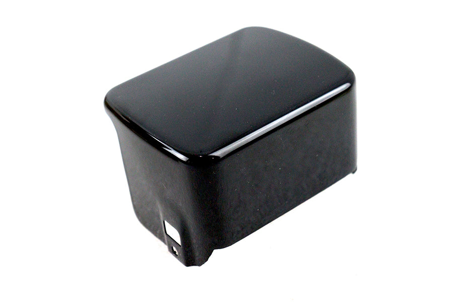 42-0492 - Coil Cover Black Smooth by V-Twin