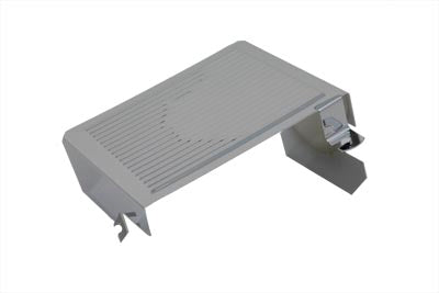 42-0508 - Chrome Ribbed Battery Side Cover by V-Twin