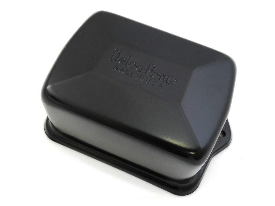 42-0539 - Black 12 Volt Delco Remy Regulator Cover by V-Twin