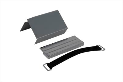 42-0549 - Battery Cover Kit Chrome Smooth by V-Twin