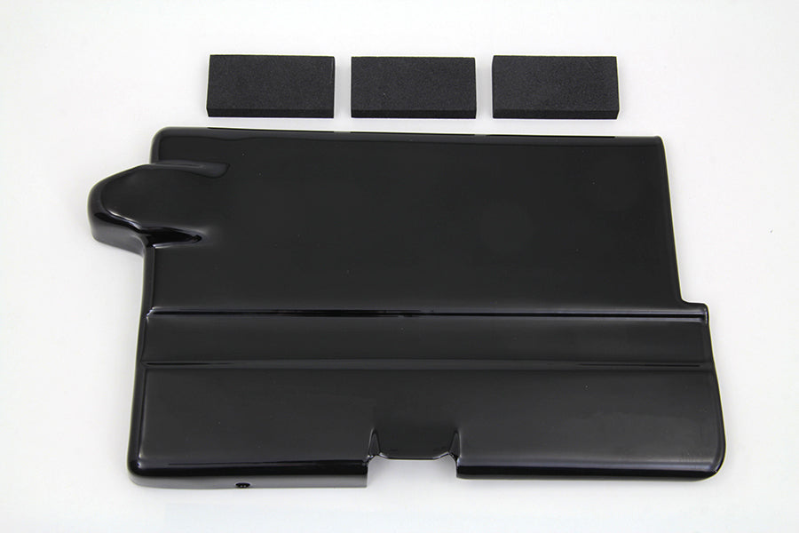 42-0572 - Battery Top Cover Black by V-Twin