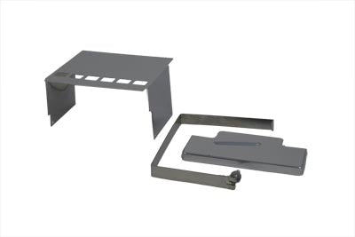 42-0576 - Battery Cover Kit Chrome Slotted by V-Twin