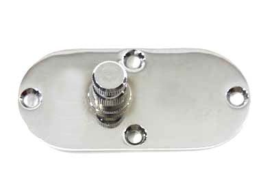 42-0630 - Oval Inspection Chrome Left Side by V-Twin