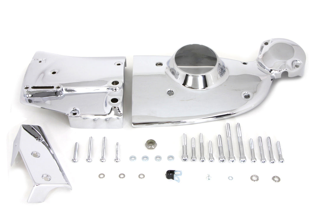 42-0650 - Chrome Cam and Sprocket Cover Kit by V-Twin
