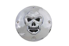 42-0678 - Skull Clutch Inspection Cover Chrome by V-Twin