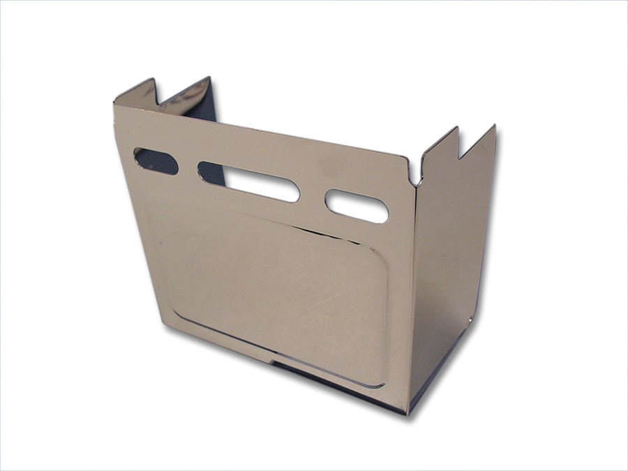 42-0714 - Chrome Embossed Battery Side Cover by V-Twin