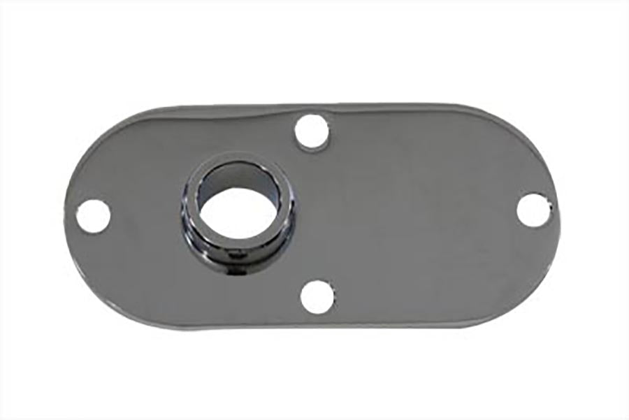 42-0739 - Oval Inspection Cover Chrome by V-Twin