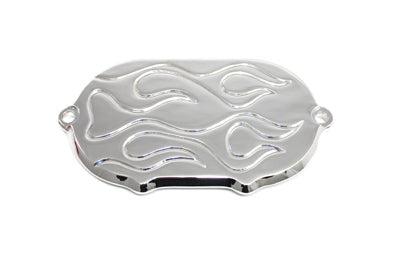 42-0751 - Flame Transmission End Cover Chrome by V-Twin