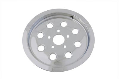 42-0765 - Chrome 65 Tooth Outer Pulley Cover by V-Twin