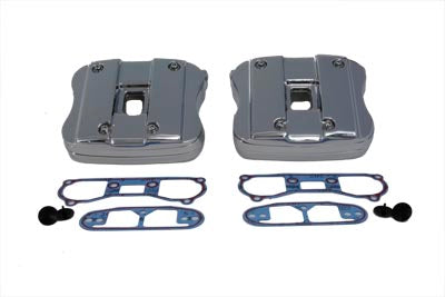 42-0792 - Rocker Box Cover Set Chrome by V-Twin