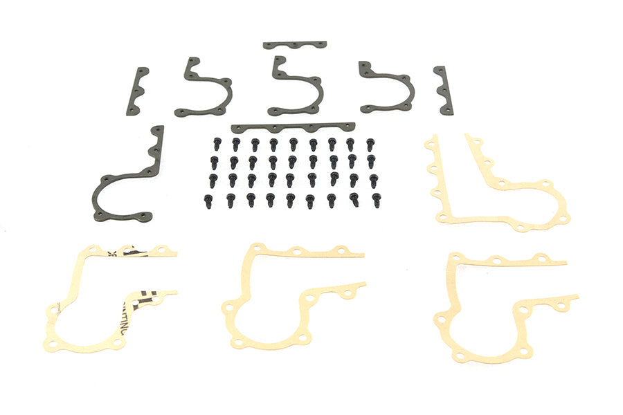 42-0864 - Cover Strip and Gasket Kit Parkerized by V-Twin