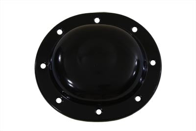 42-0870 - Replica Dimple Steel Derby Cover Black by V-Twin