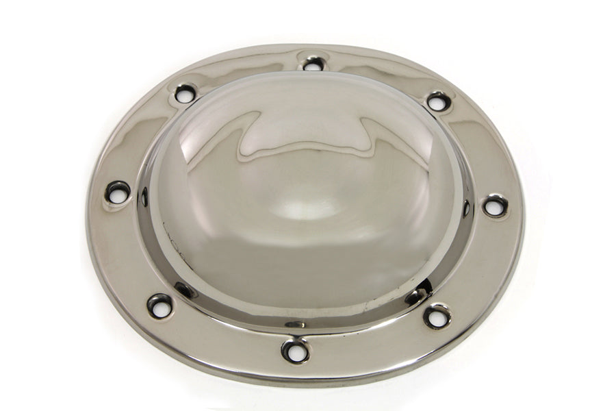 42-0875 - Replica Dimple Derby Cover Stainless Steel by V-Twin