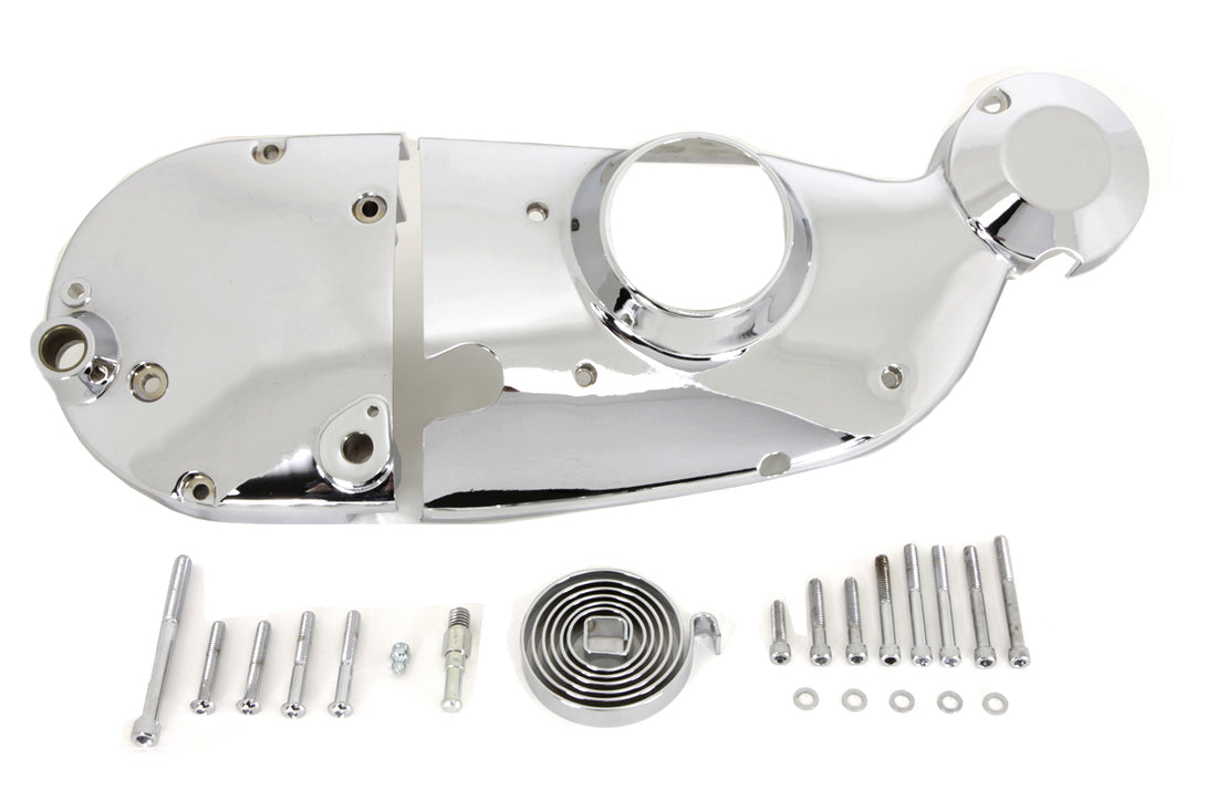 42-0896 - Chrome Cam and Sprocket Cover Kit by V-Twin