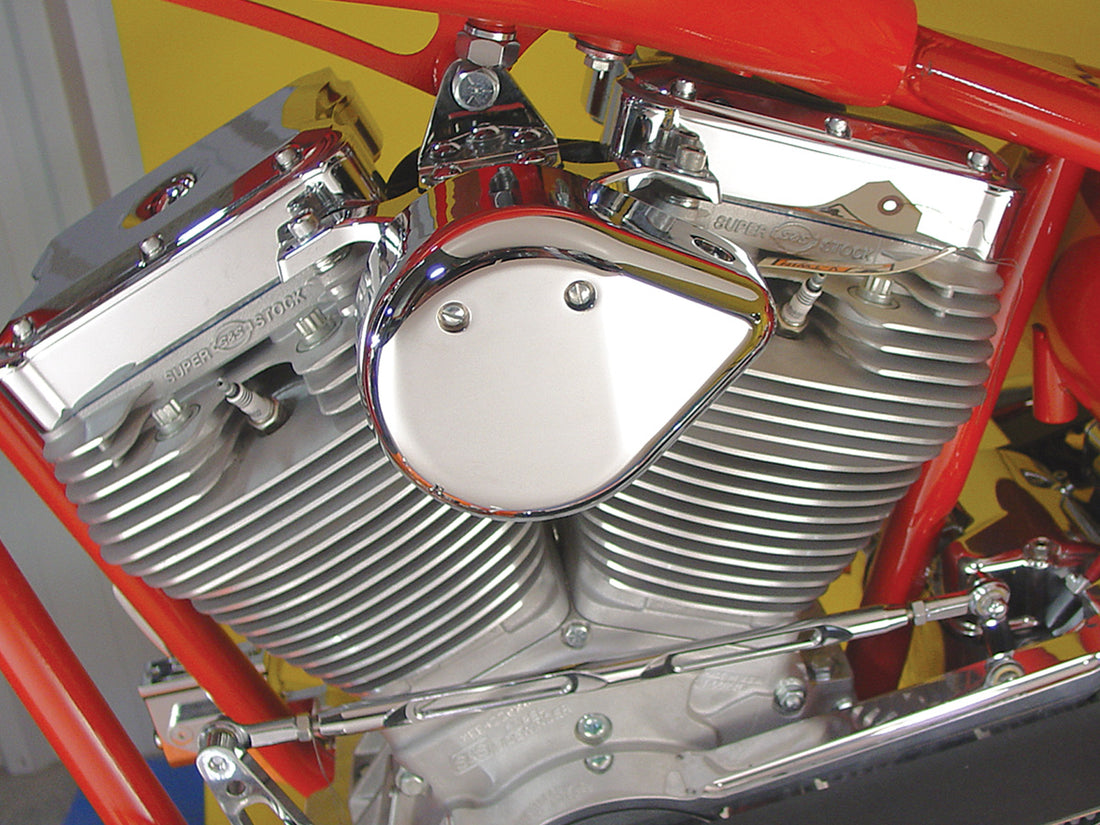 42-0926 - Chrome Tear Drop Coil Cover by V-Twin