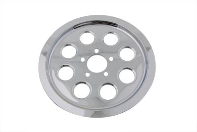 42-0963 - Outer Pulley Cover 70 Tooth Chrome by V-Twin