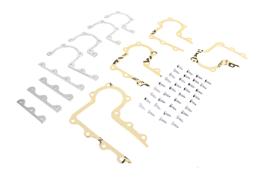 42-0983 - Cover Strip and Gasket Kit Chrome by V-Twin