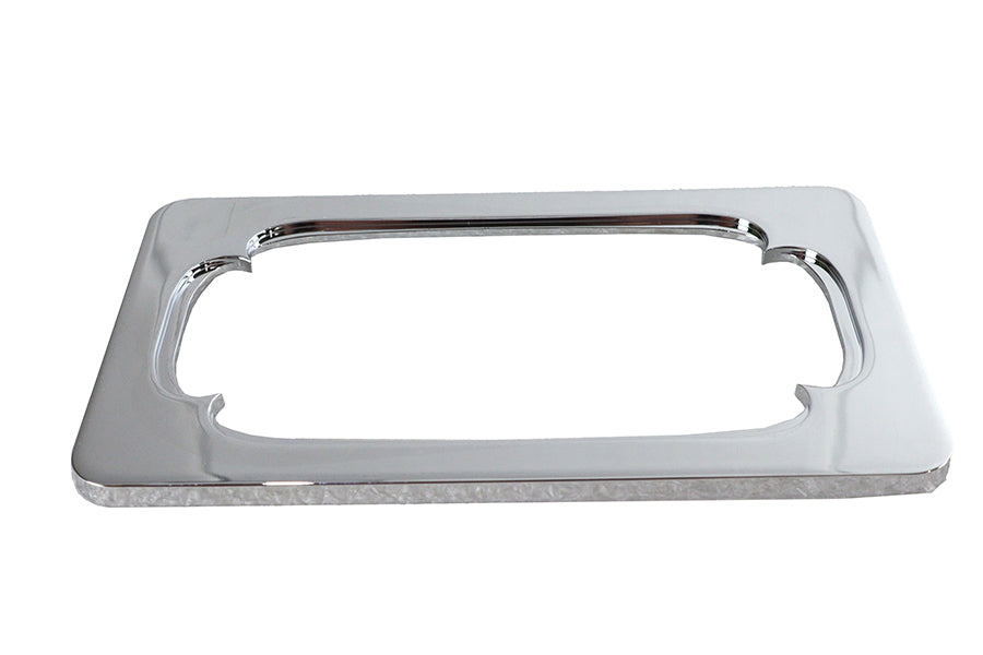 42-0998 - License Plate Frame Thorn Style Chrome Billet by V-Twin