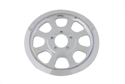 42-1003 - Outer Pulley Cover 70 Tooth Chrome by V-Twin