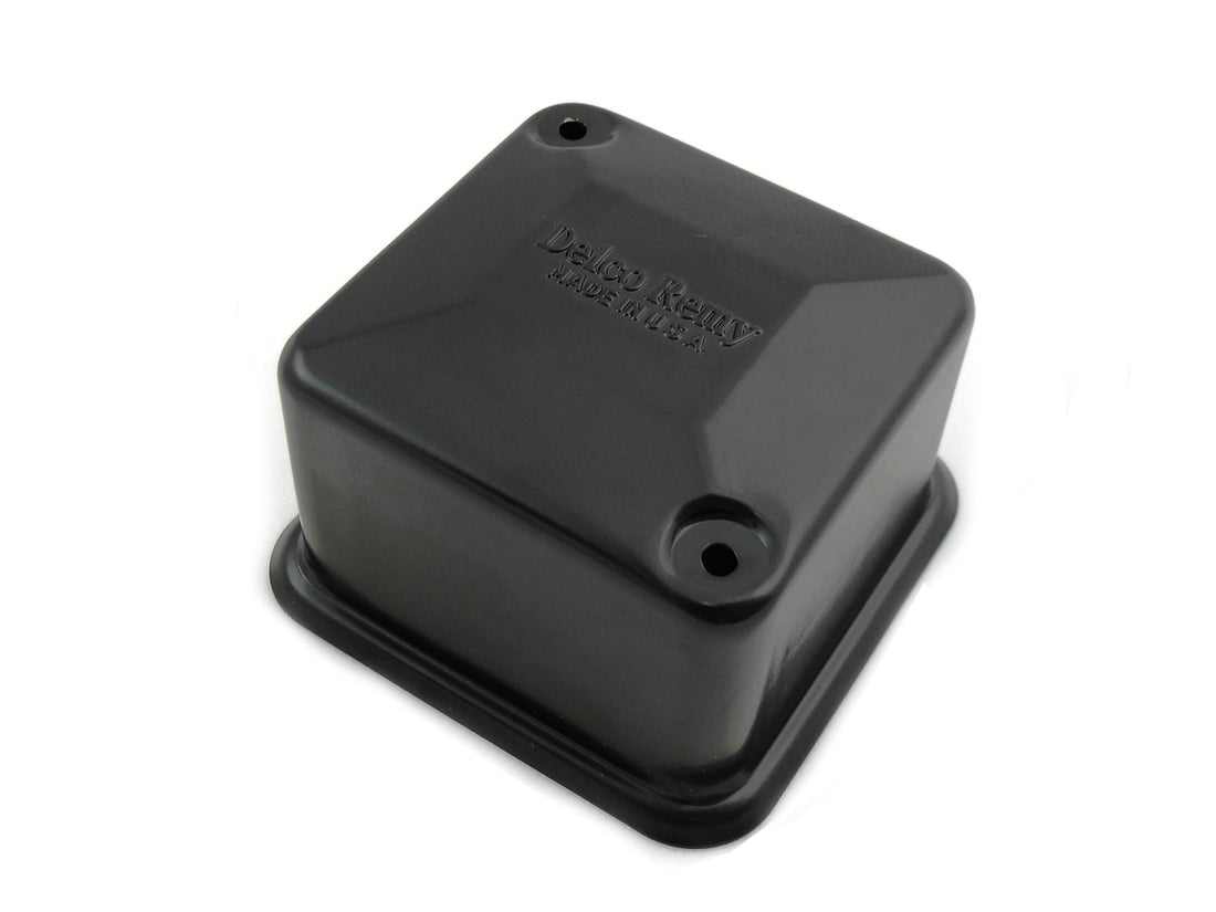 42-1047 - Black 6 Volt Delco Remy Regulator Cover by V-Twin