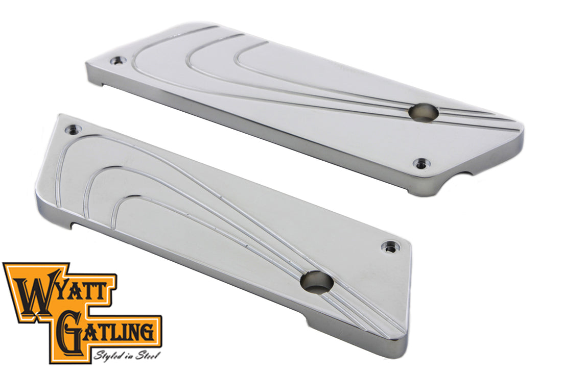42-1098 - Wyatt Gatling Saddlebag Face Plate by V-Twin