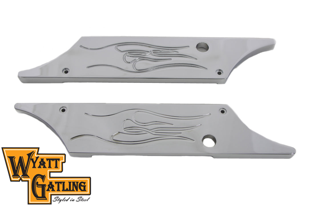 42-1100 - Wyatt Gatling Saddlebag Face Plate by V-Twin