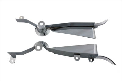 42-1107 - Saddlebag Filler Panel Kit Chrome by V-Twin
