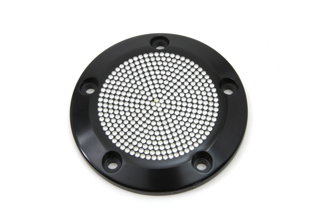 42-1119 - Black 5-Hole Perforated Ignition System Cover by V-Twin