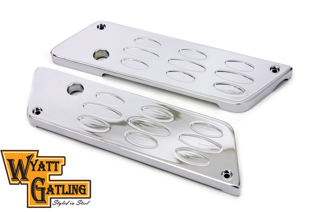 42-1128 - Wyatt Gatling Saddlebag Face Plate by V-Twin