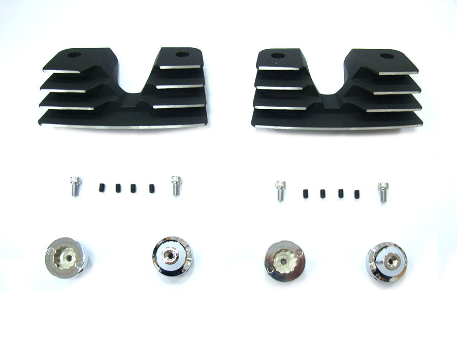 42-1153 - Head Bolt and Spark Plug Cover Kit Black by V-Twin