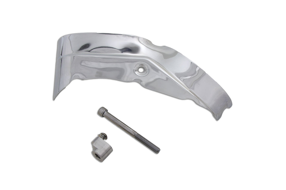 42-1171 - Chrome Left Side Cylinder Base Cover by V-Twin