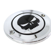 Skull Ignition System Cover 2-Hole Chrome