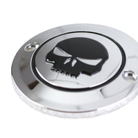 Skull Ignition System Cover 2-Hole Chrome