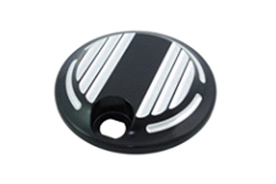 42-1207 - Fuel Tank Console Door Black by V-Twin