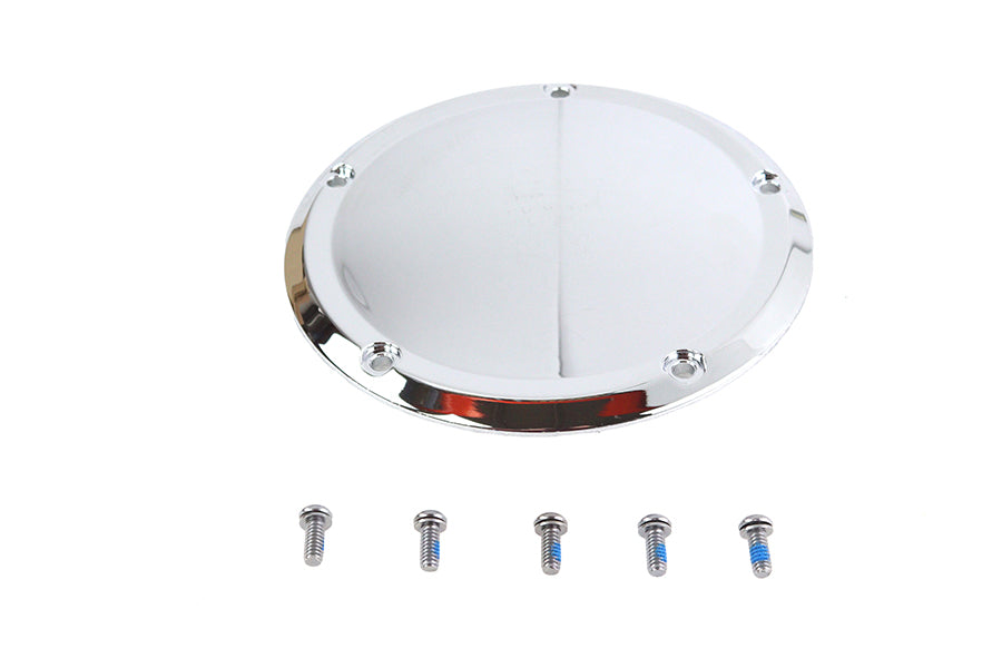 42-1232 - 5-Hole Derby Cover Chrome by V-Twin