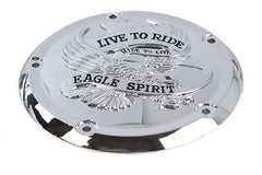 42-1237 - Eagle Spirit Derby Cover Chrome by V-Twin