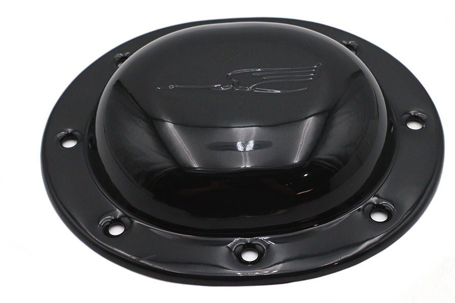 42-1306 - Replica Bird Style Derby Cover Black by V-Twin