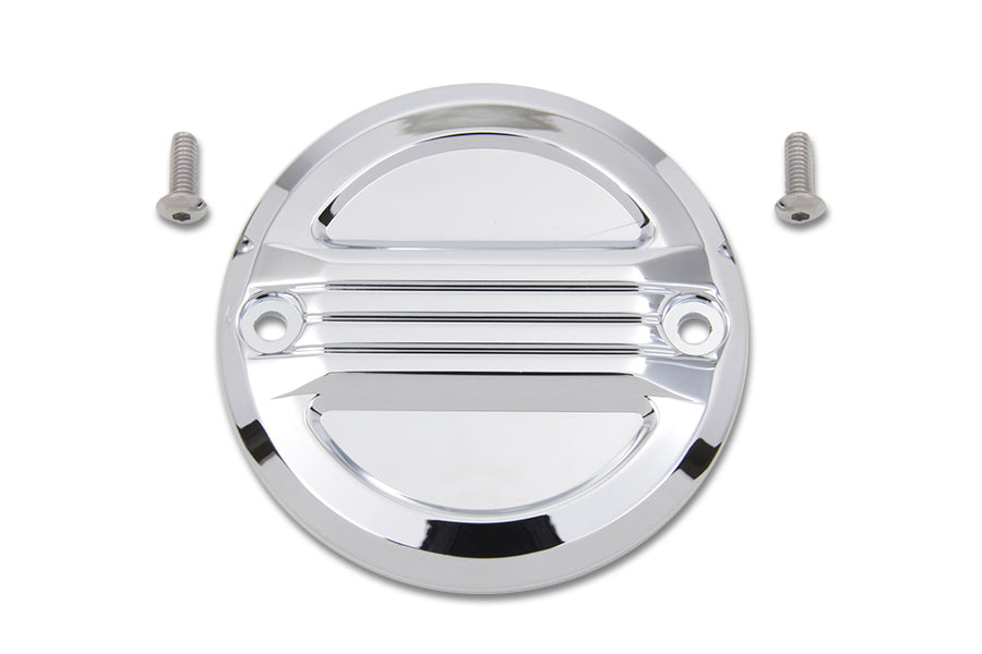 42-1383 - Chrome Air Flow Ignition System Cover by V-Twin